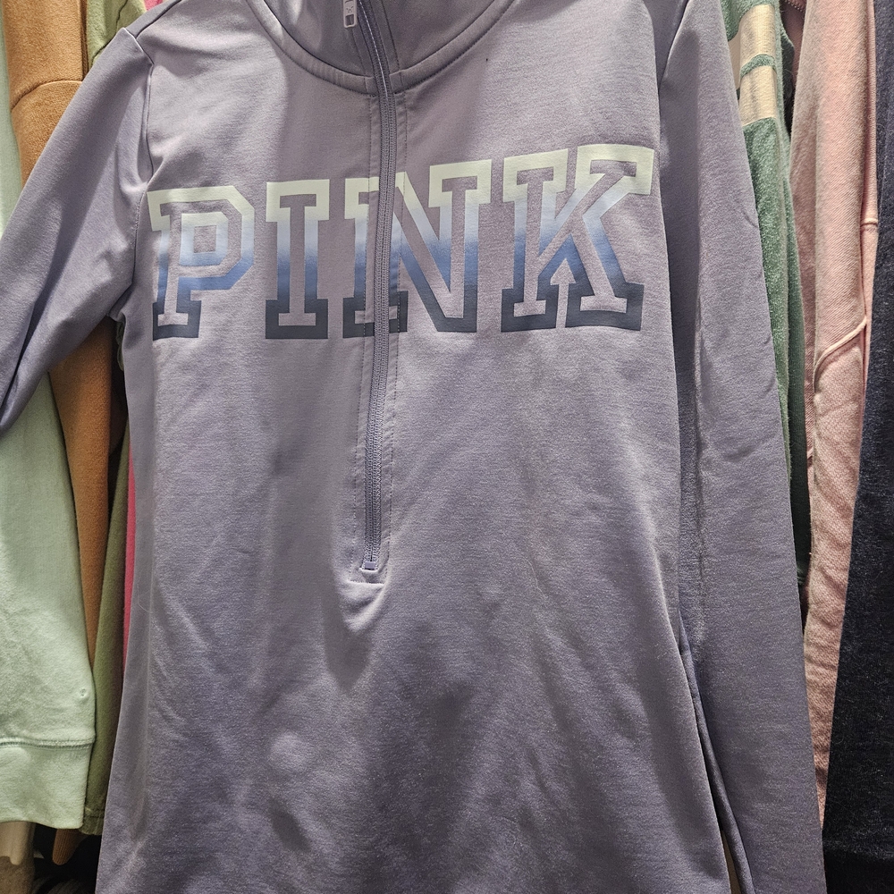 PINK Victoria's Secret Lavender Quarter-Zip
